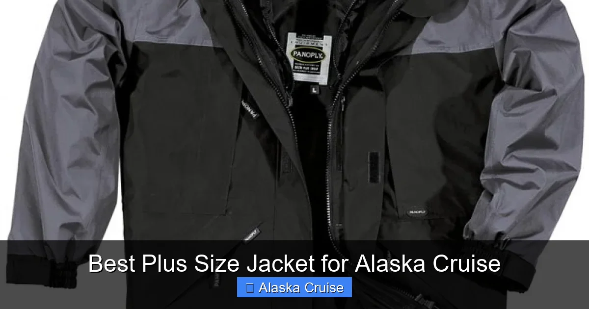 Best Plus Size Jacket for Alaska Cruise